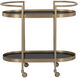 Koen Black / Brass Bar Cart